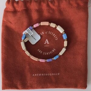 Anthropologie Colorful Kids Beaded Bracelet